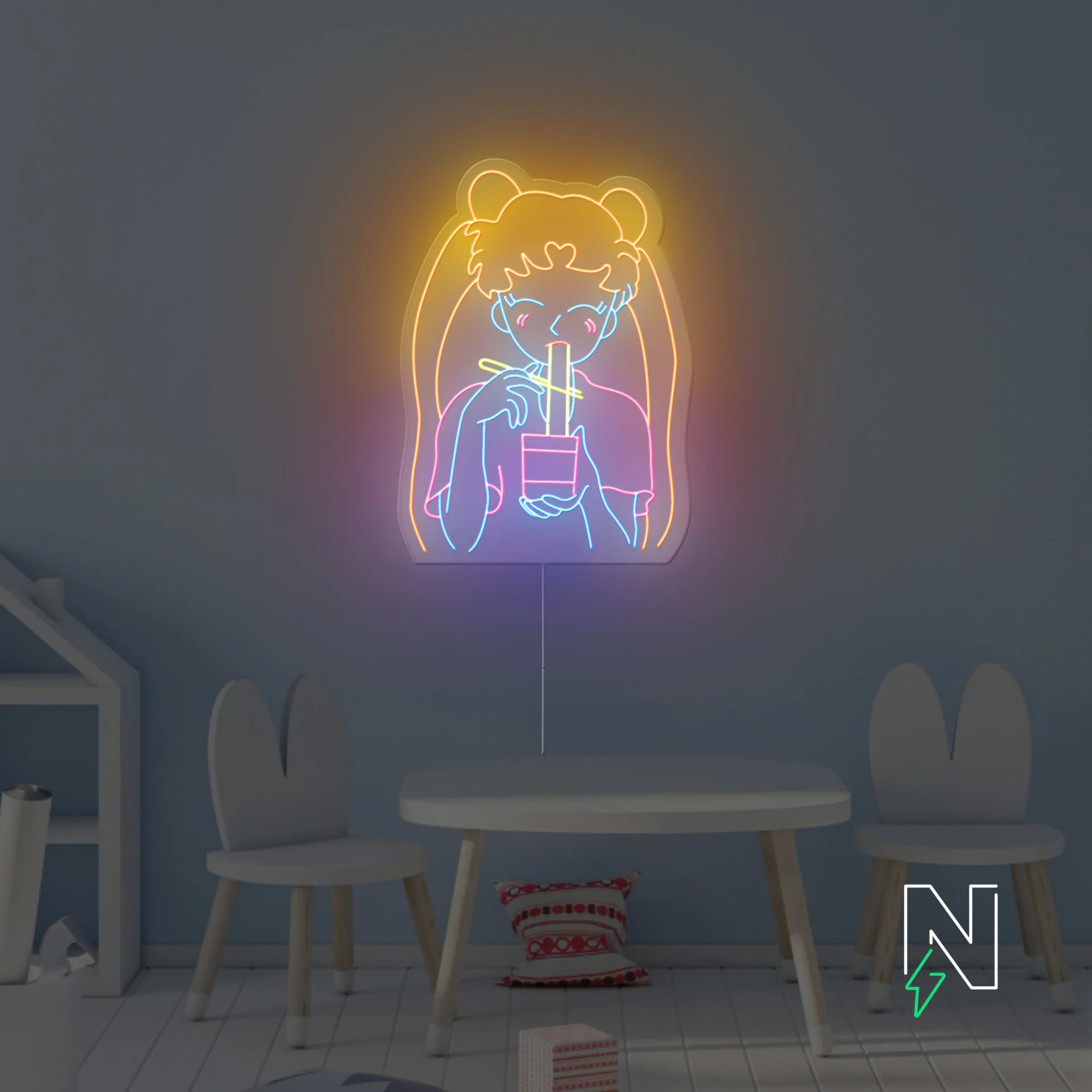Sailor Moon Neon Sign - Image 3