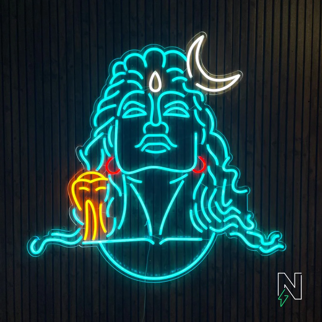 Adiyogi Shiva Neon Sign - Image 3