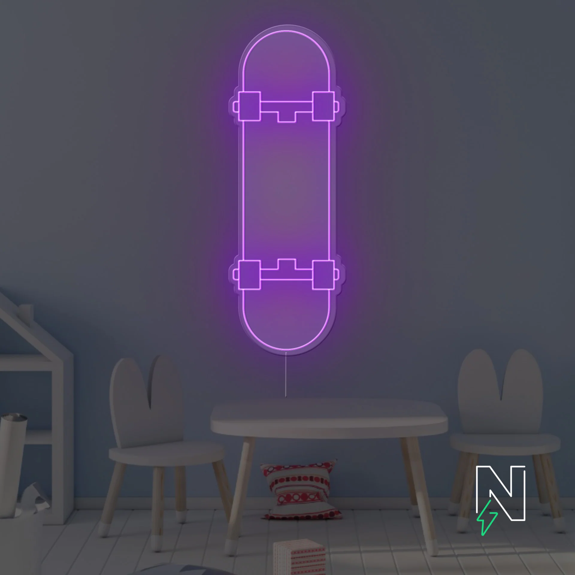Skate Board Neon Sign - Image 10