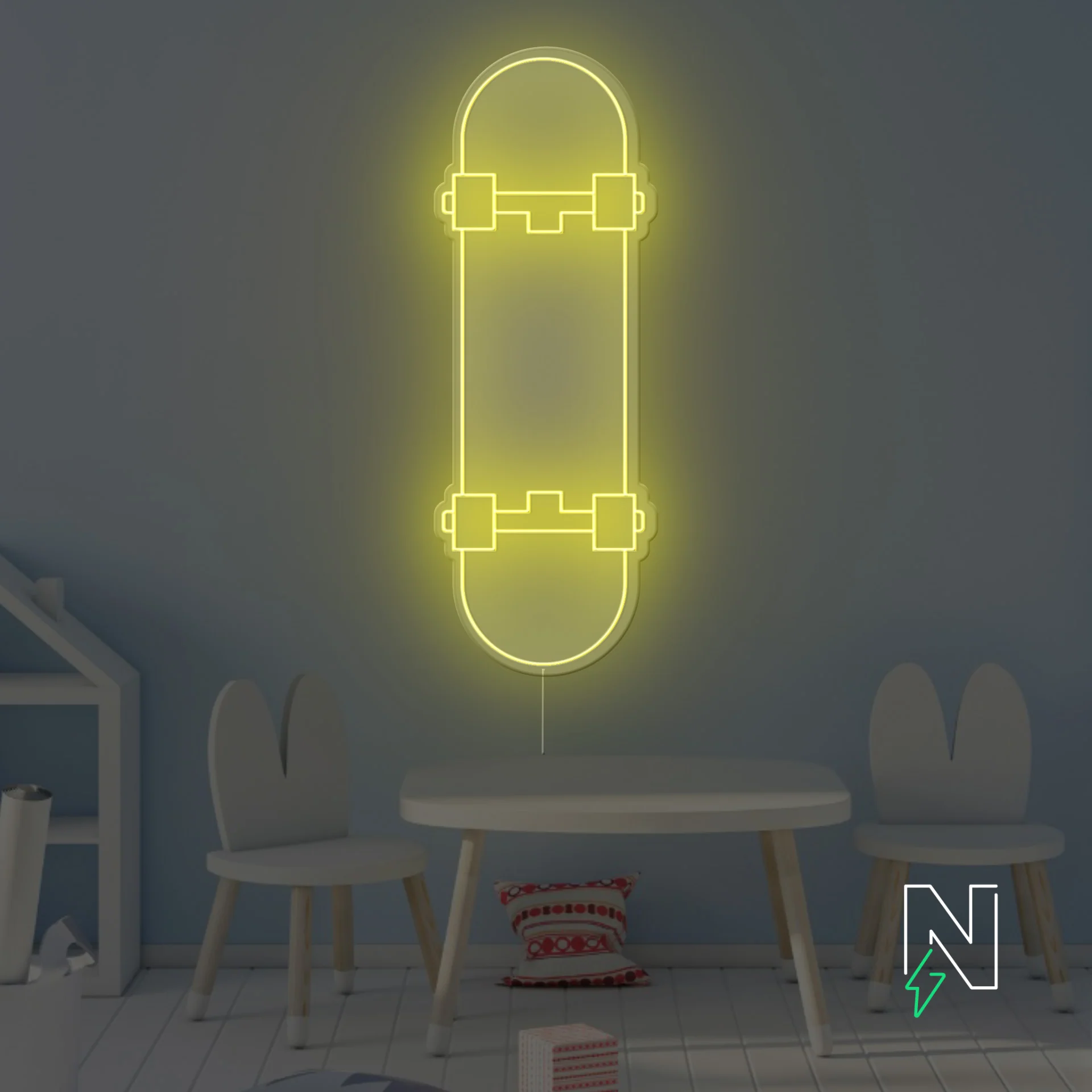 Skate Board Neon Sign - Image 2