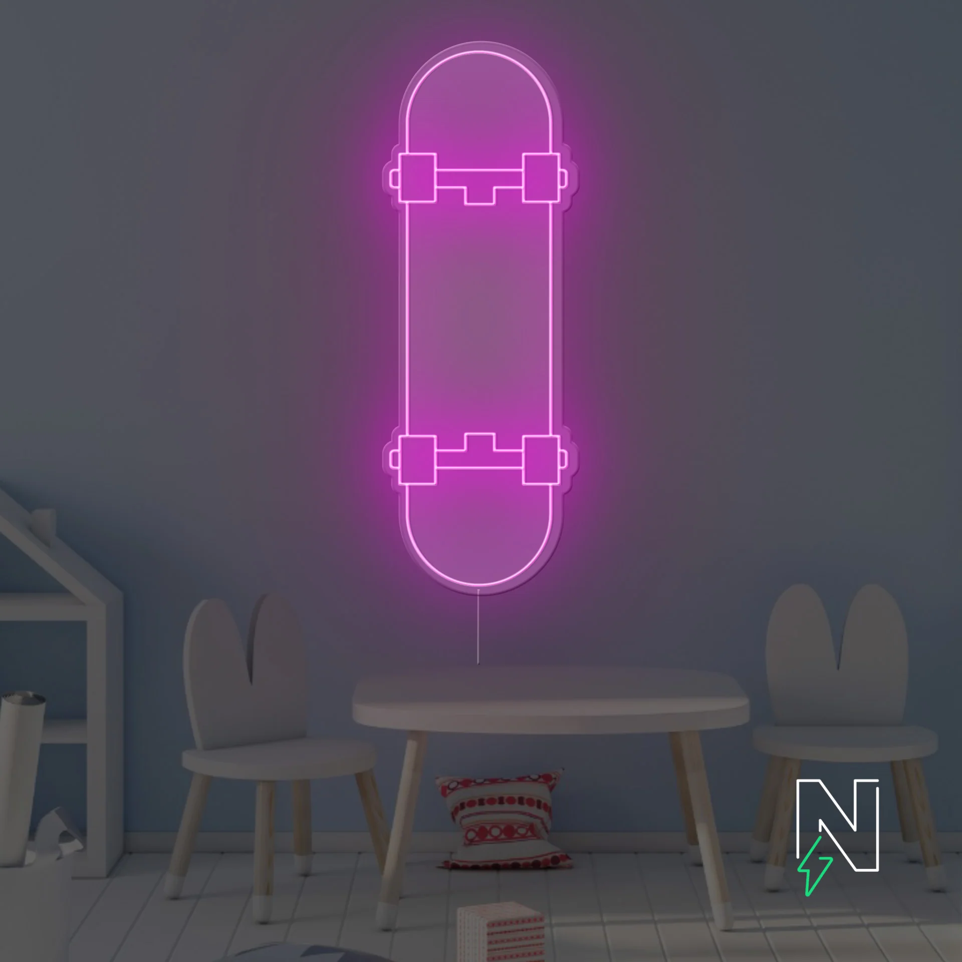 Skate Board Neon Sign - Image 5
