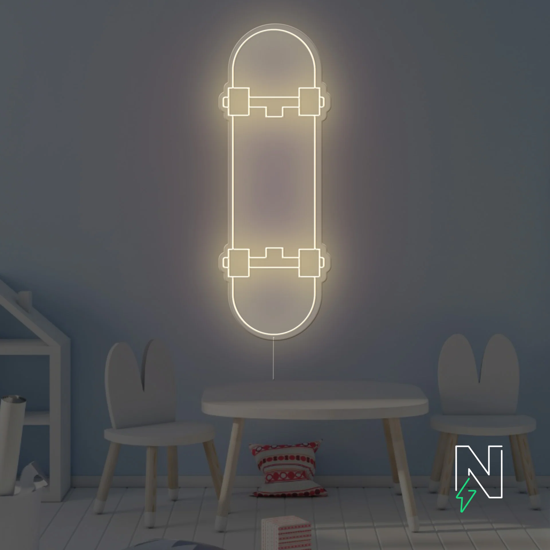 Skate Board Neon Sign - Image 6