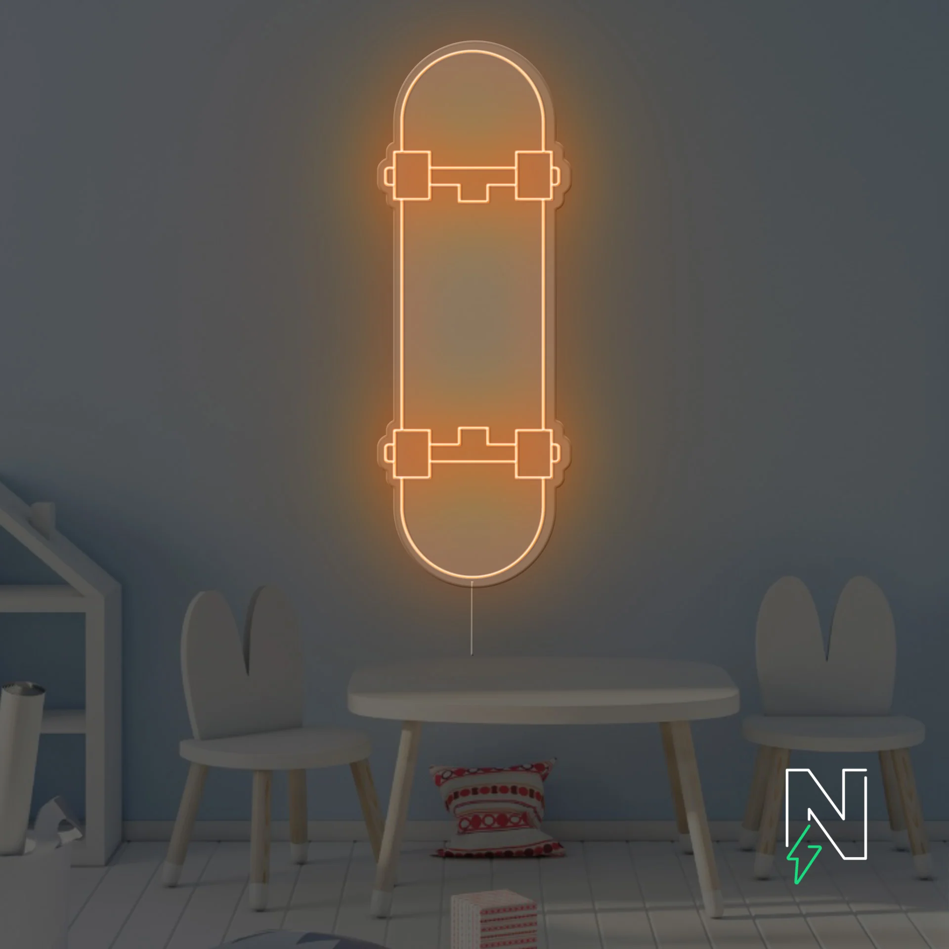 Skate Board Neon Sign - Image 9
