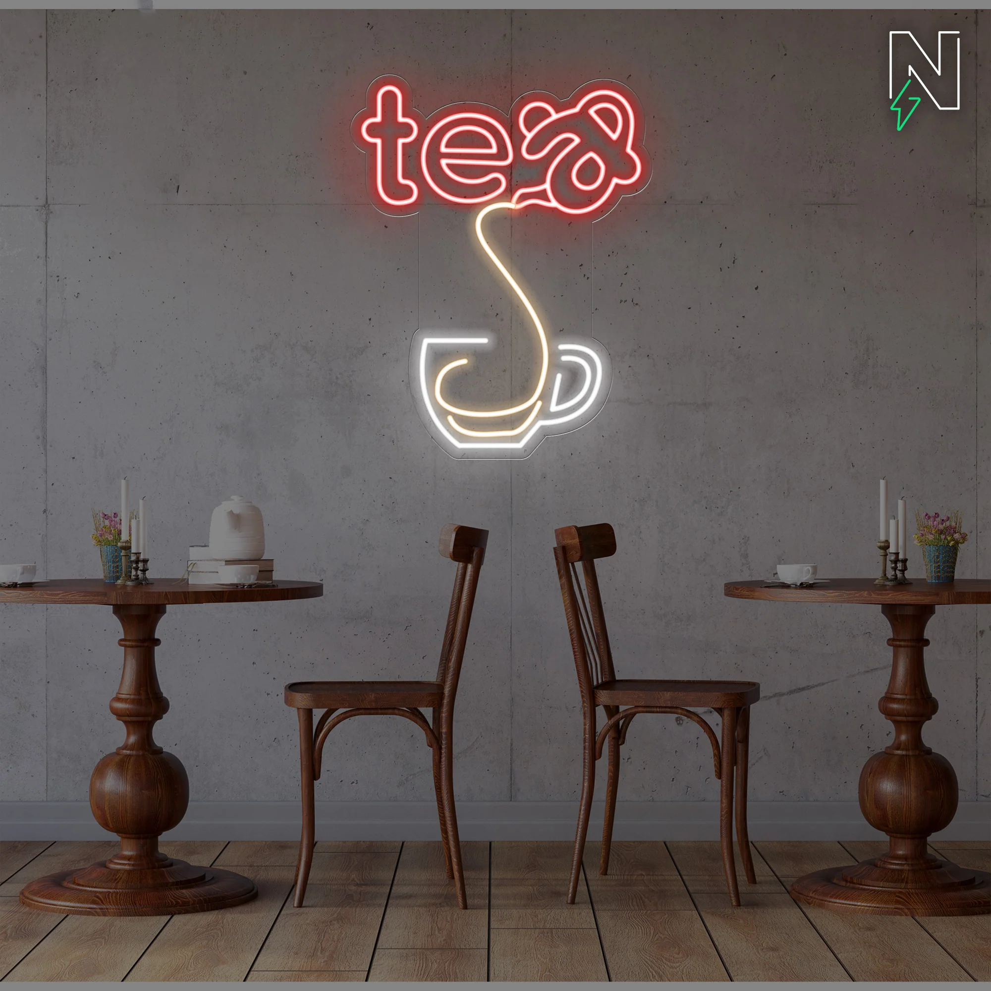 Tea Time Neon Sign - Image 4