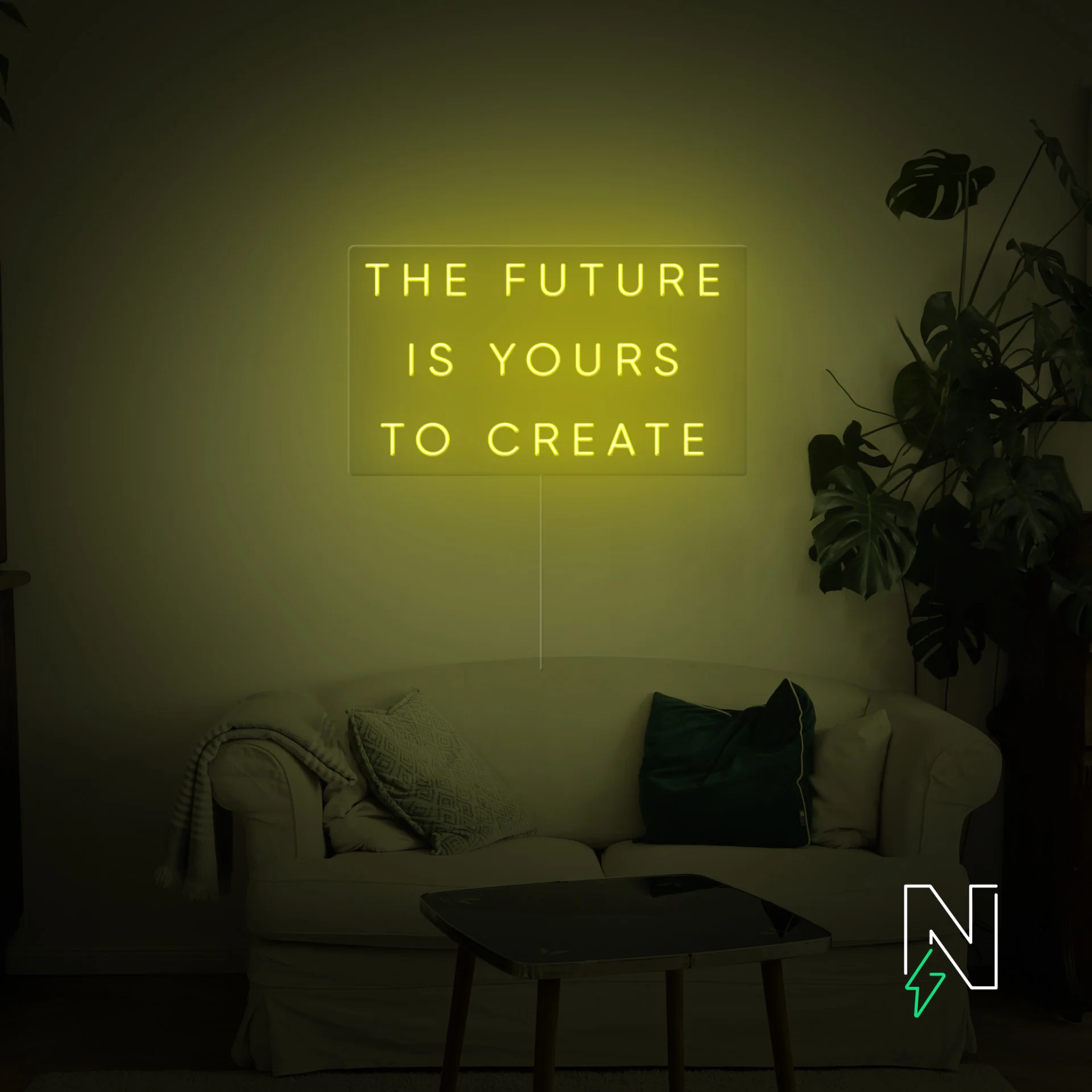 The Future Is Yours to Create Neon Sign - Image 2