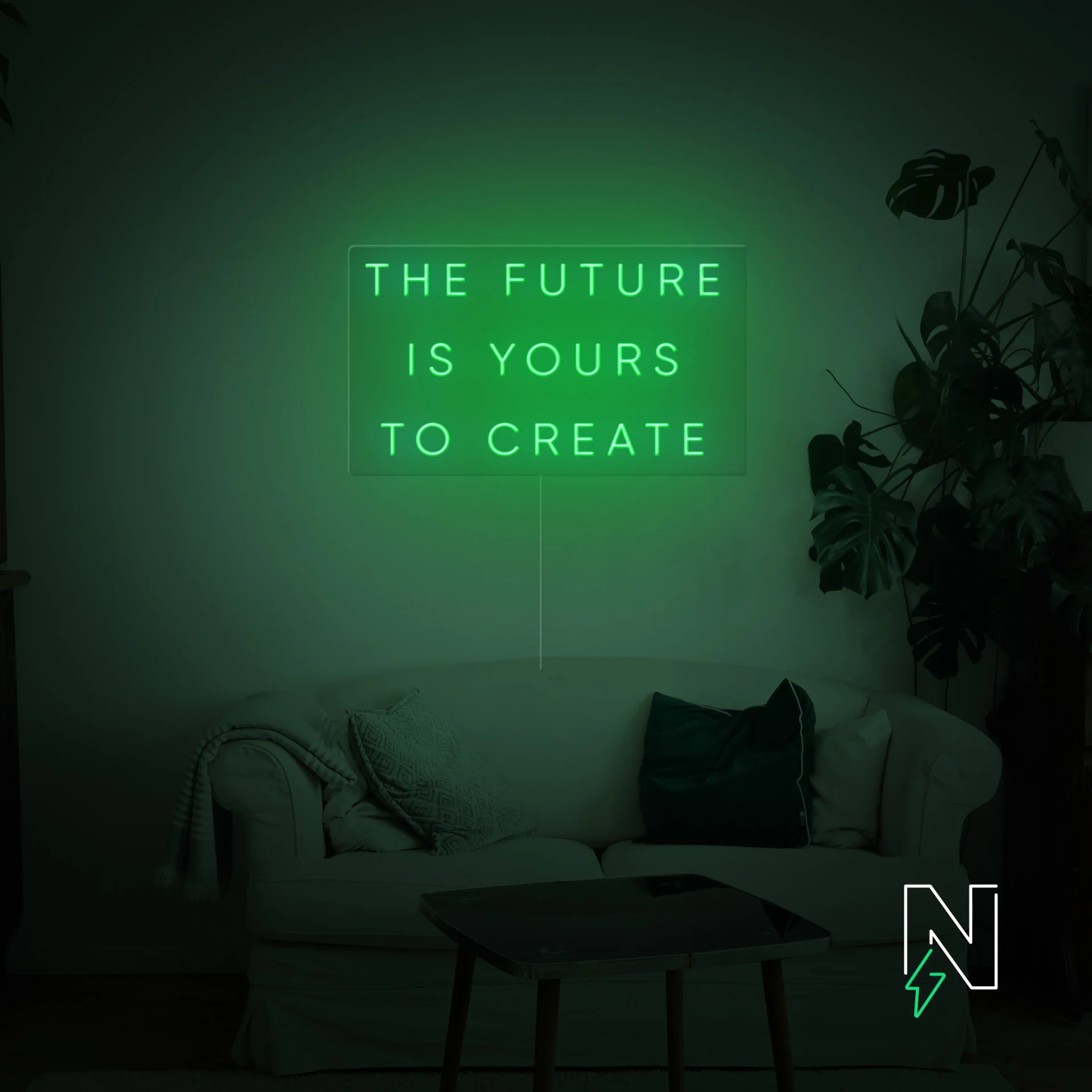 The Future Is Yours to Create Neon Sign - Image 4