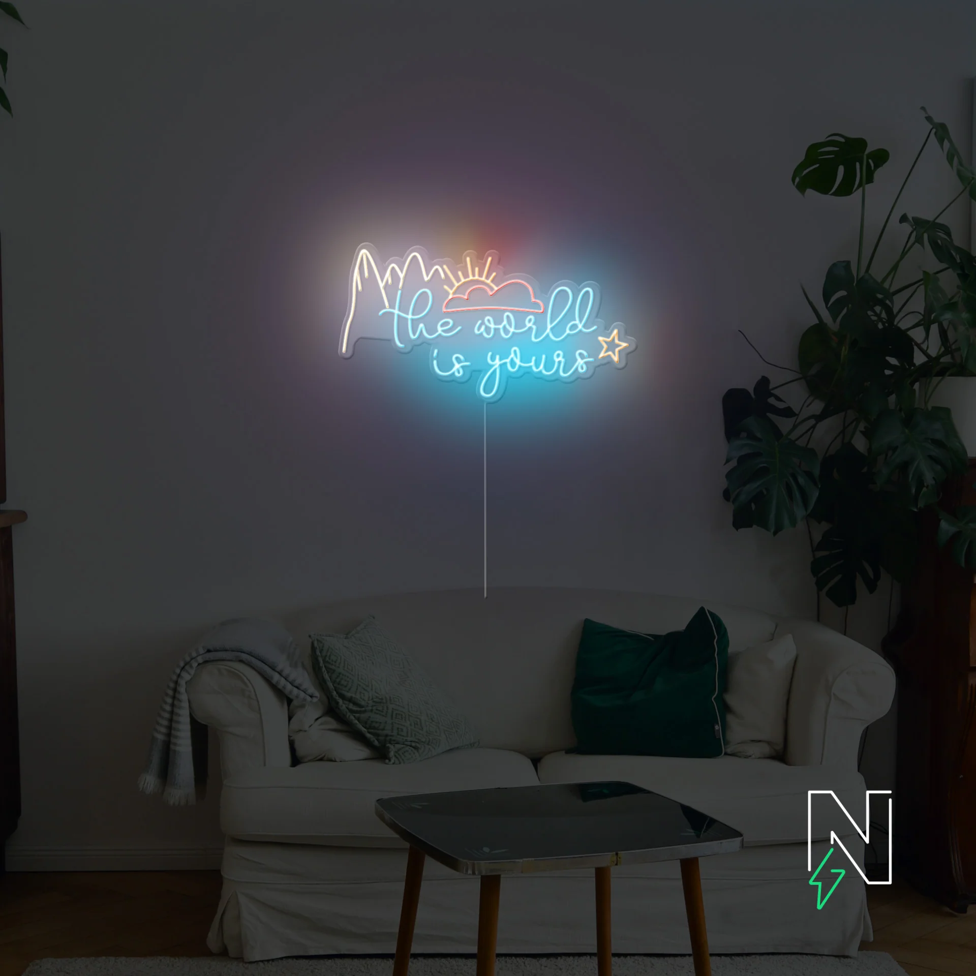 The World Is Yours Neon Sign - Image 2