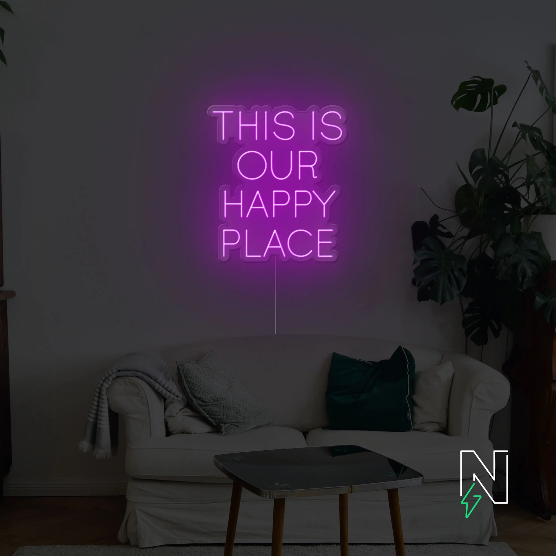 This Is Our Happy Place Neon Sign - Image 11