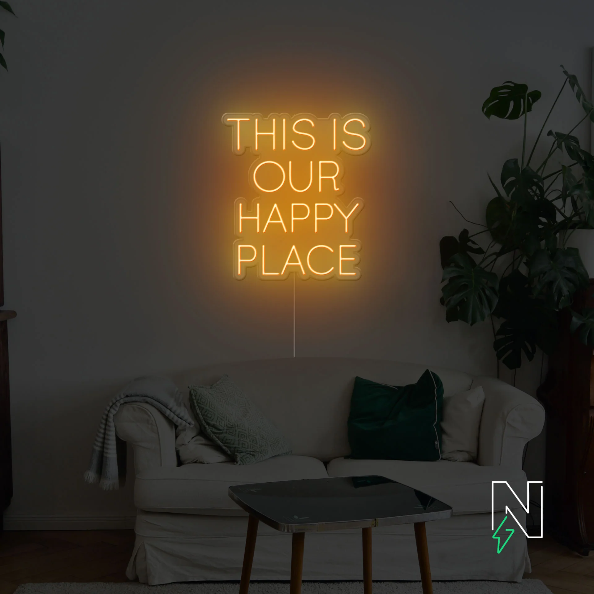 This Is Our Happy Place Neon Sign - Image 2