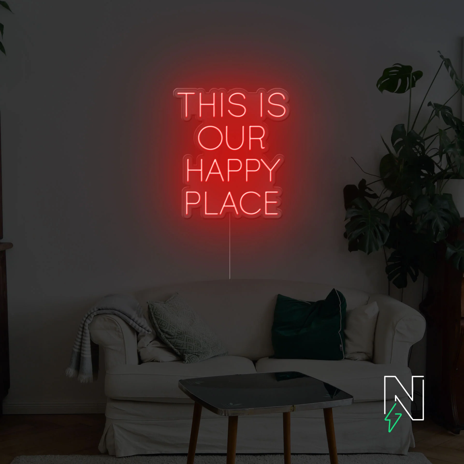 This Is Our Happy Place Neon Sign - Image 3