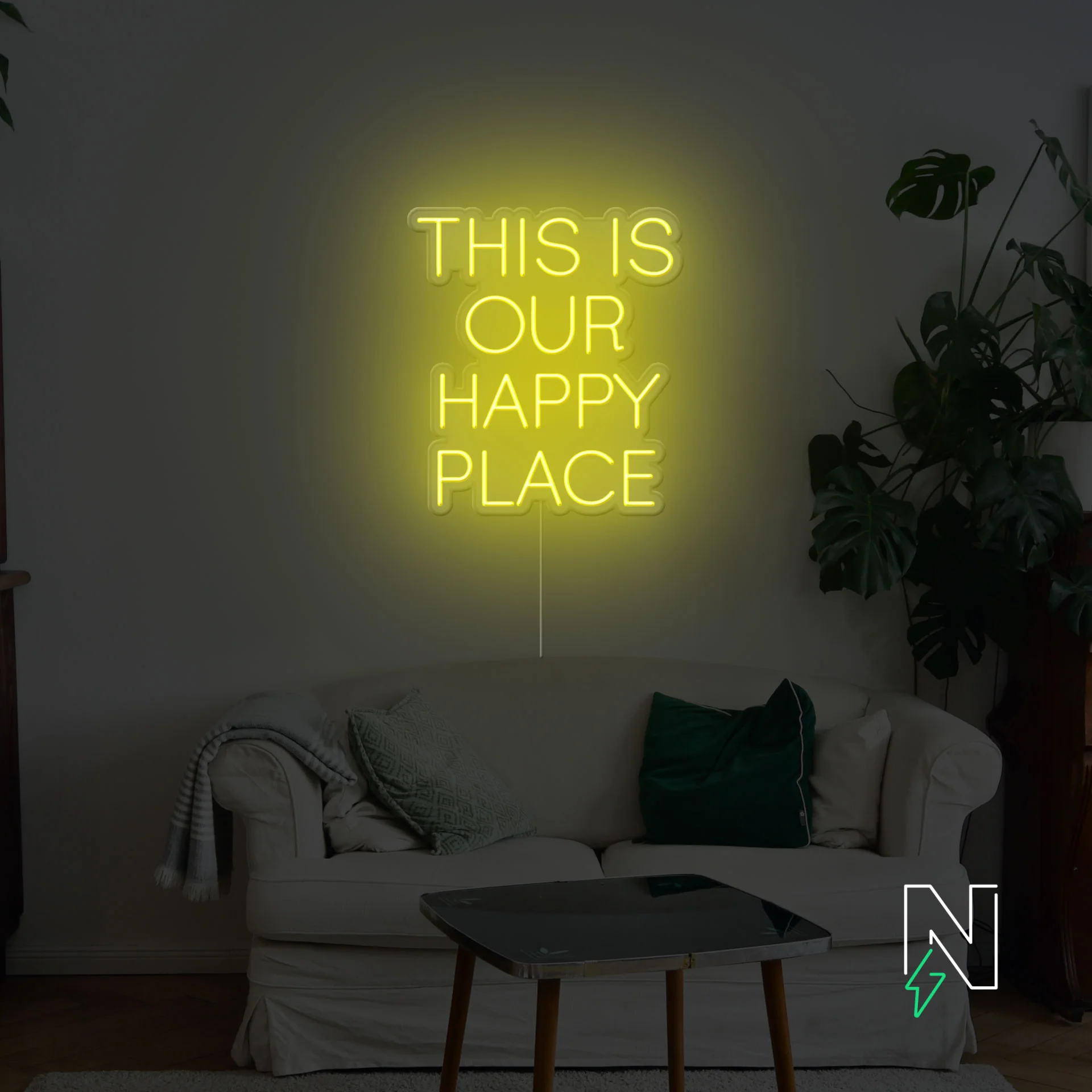 This Is Our Happy Place Neon Sign - Image 4