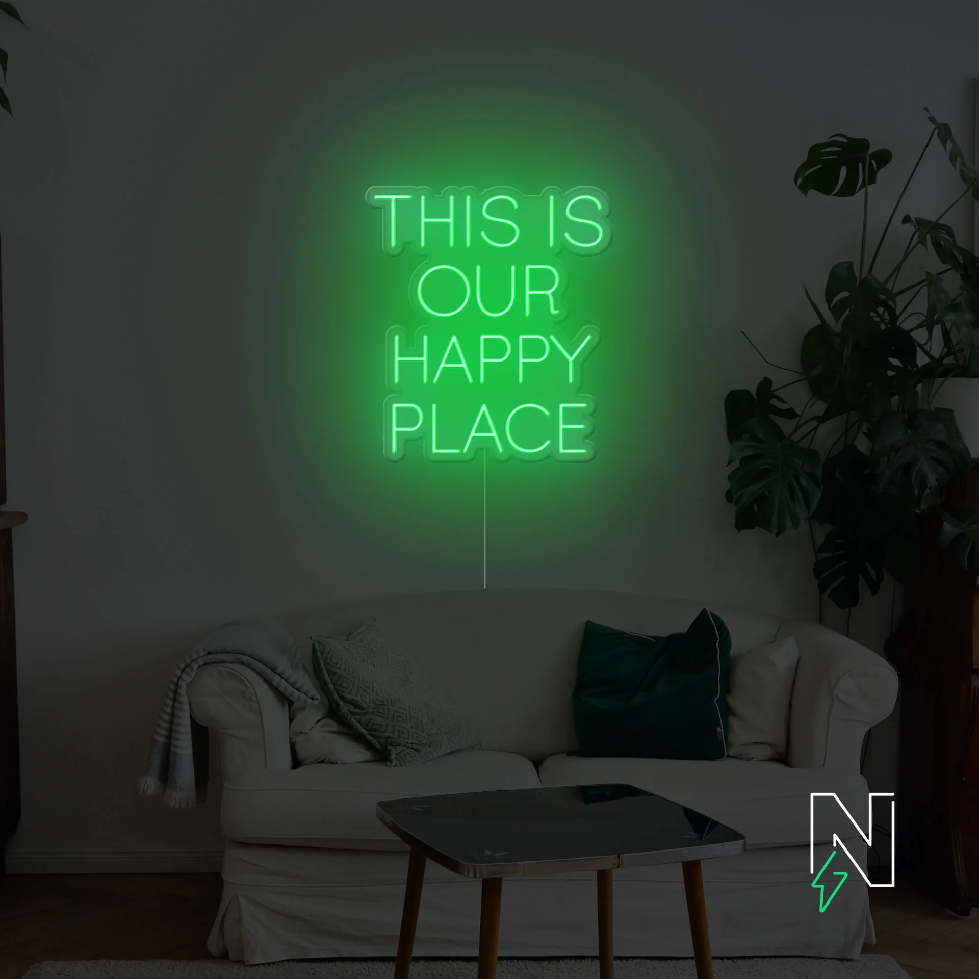 This Is Our Happy Place Neon Sign - Image 6