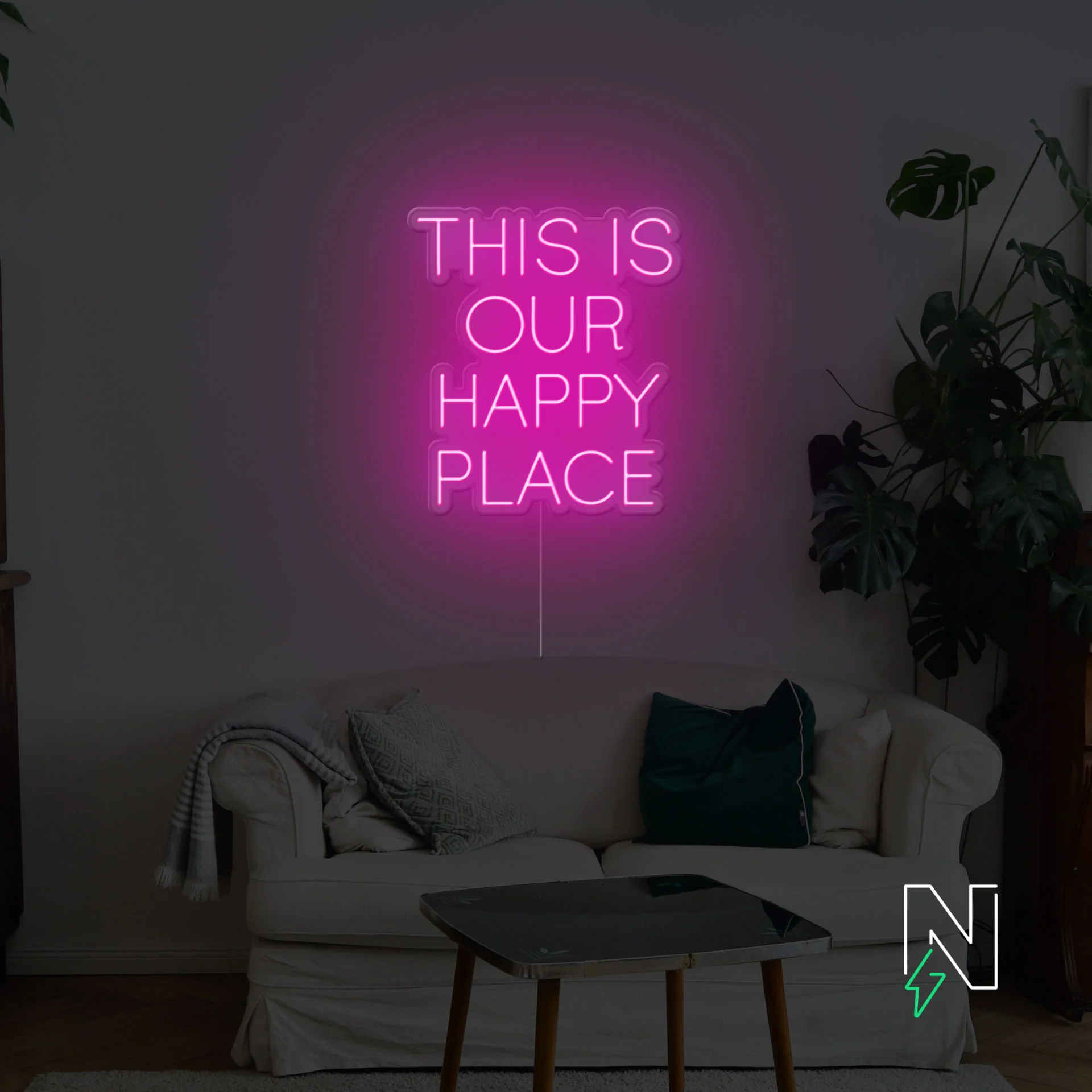This Is Our Happy Place Neon Sign - Image 7