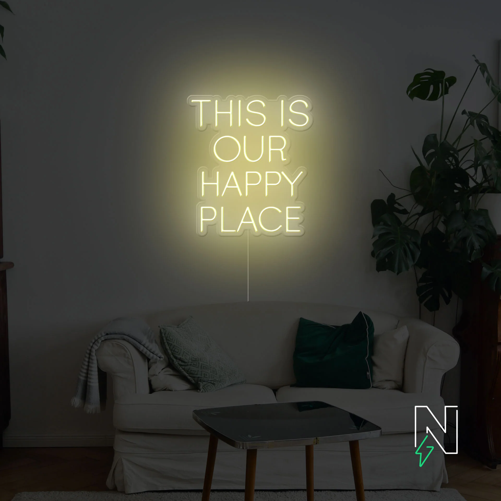 This Is Our Happy Place Neon Sign - Image 8