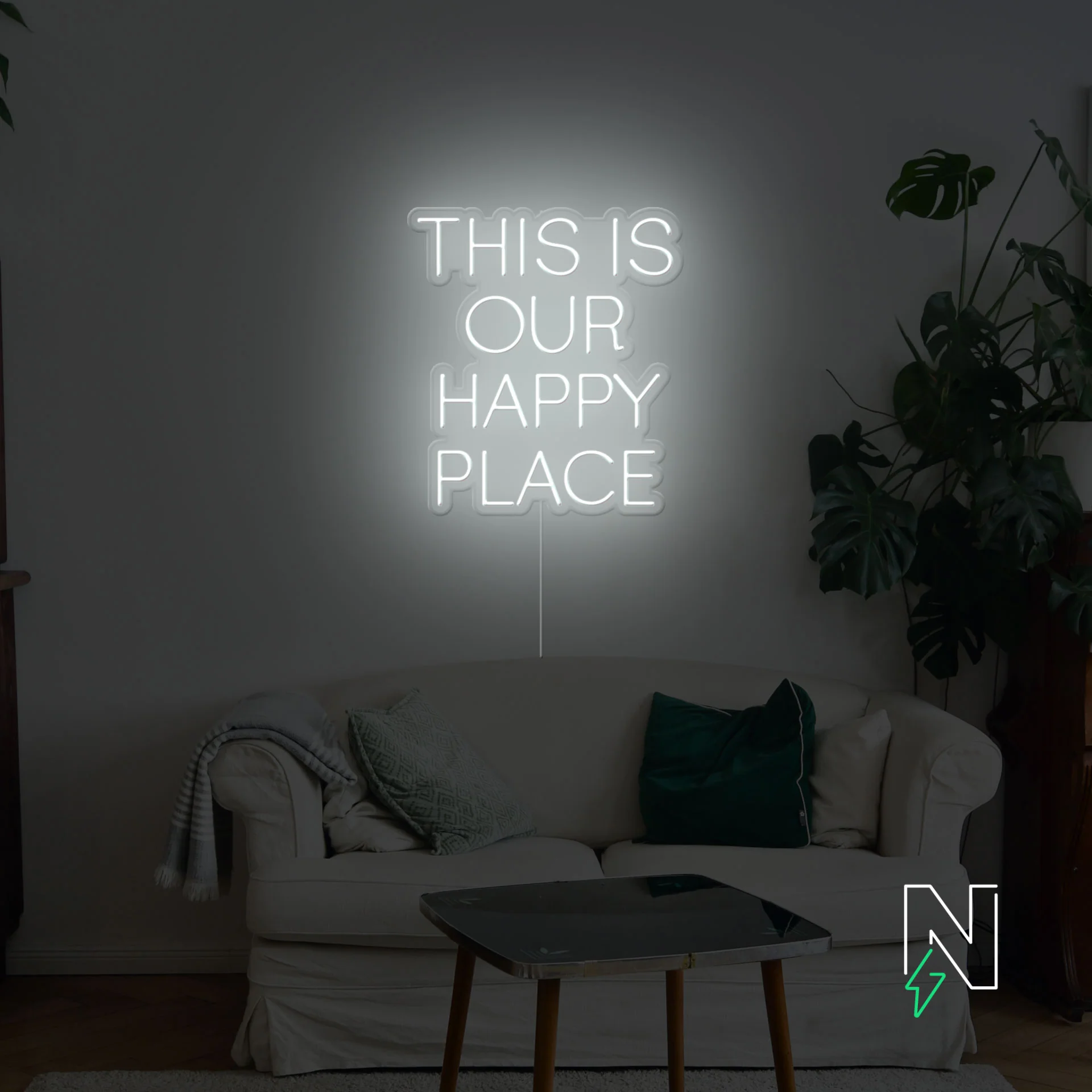 This Is Our Happy Place Neon Sign - Image 9