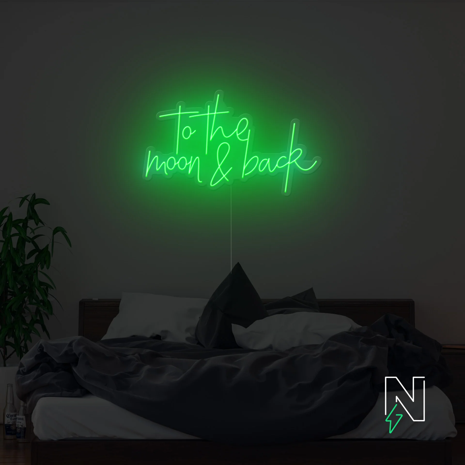 To The Moon And Back Neon Sign - Image 4