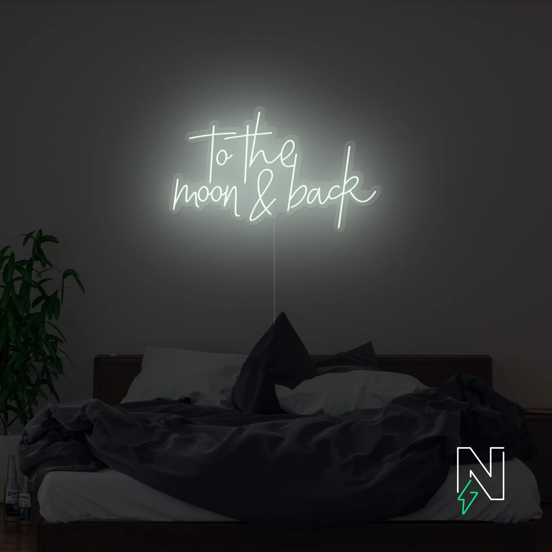 To The Moon And Back Neon Sign - Image 7