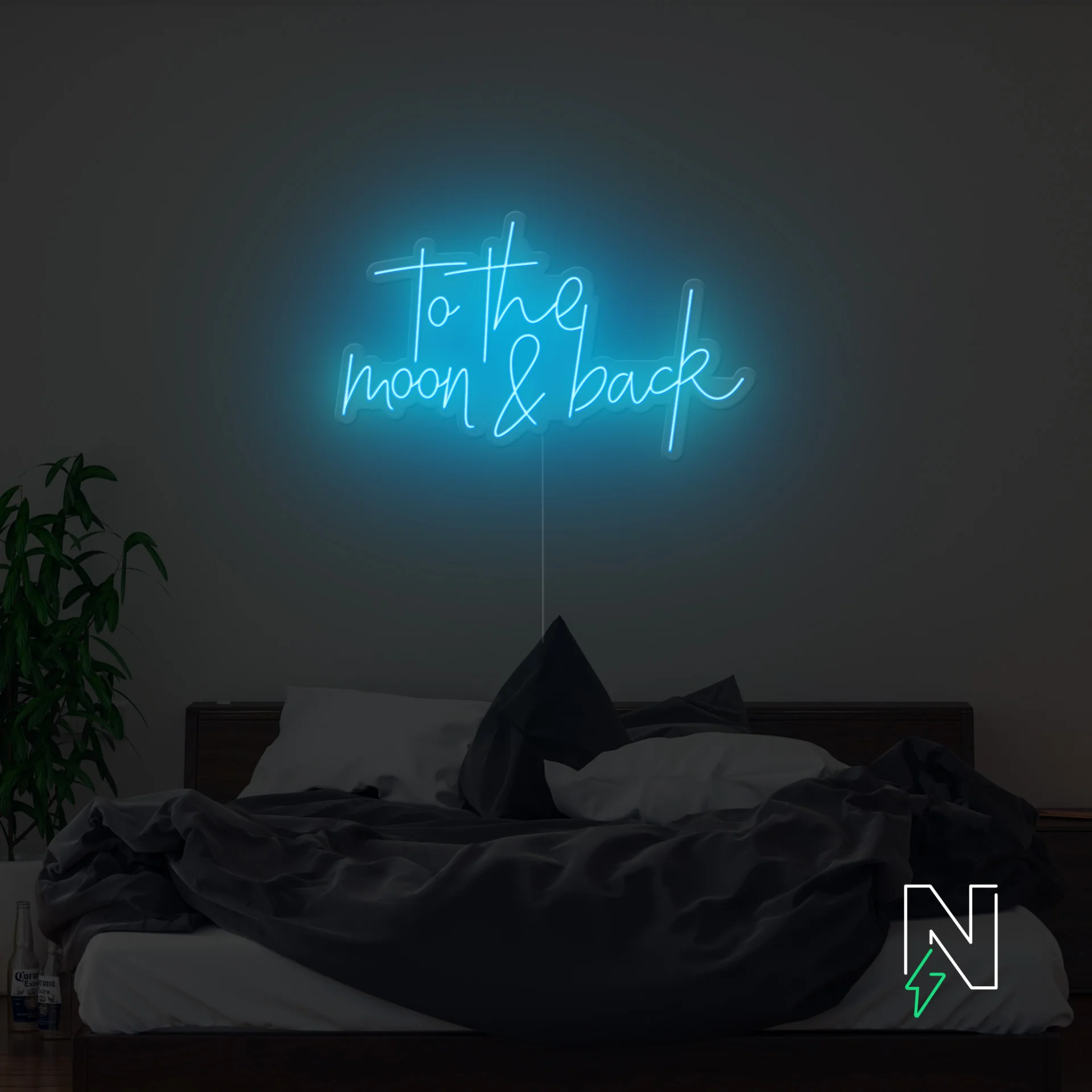 To The Moon And Back Neon Sign - Image 8