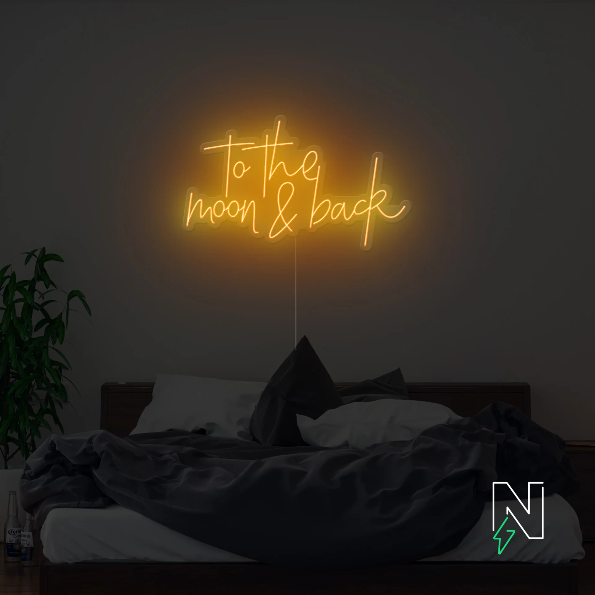 To The Moon And Back Neon Sign - Image 9