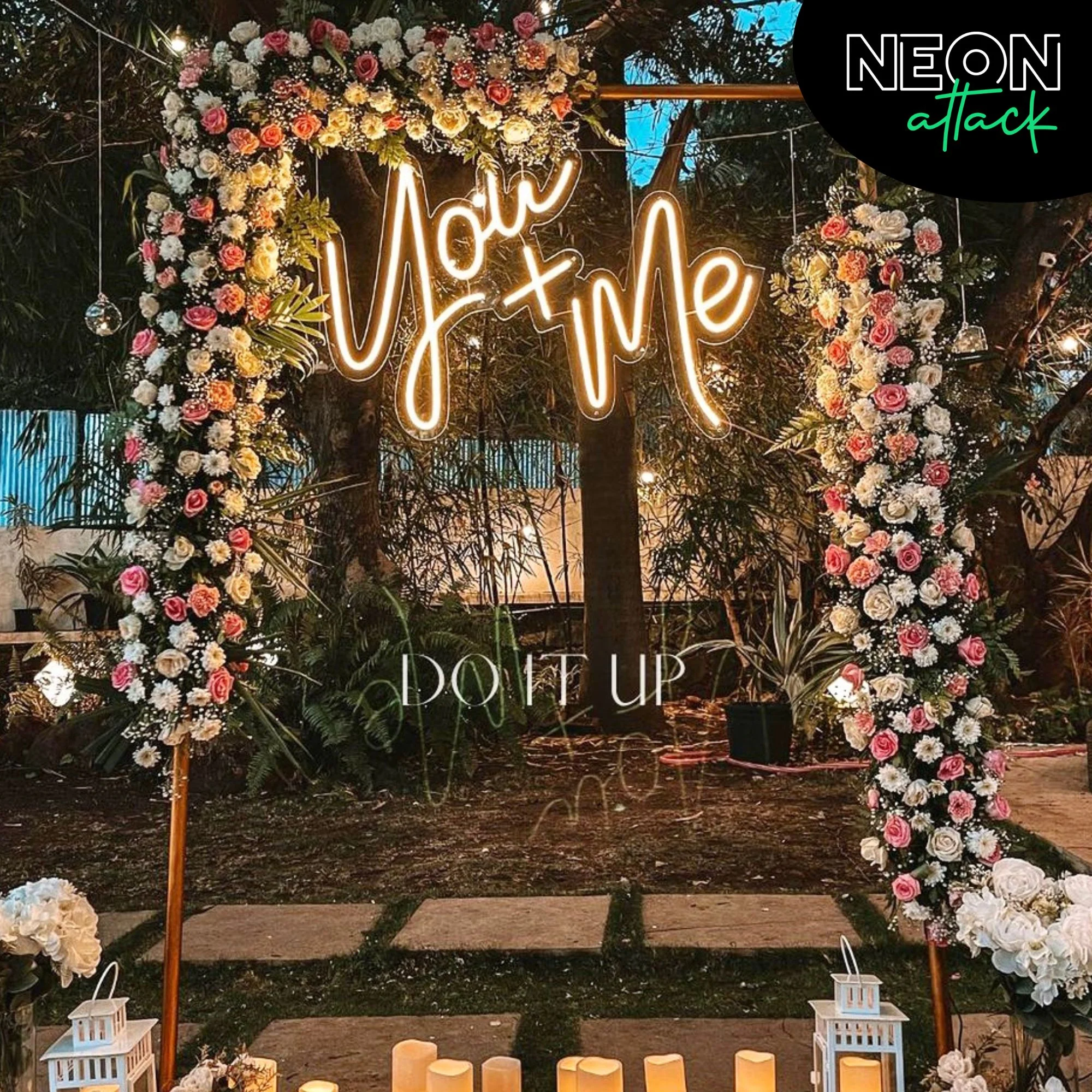 You + Me Neon Light Sign - Image 2